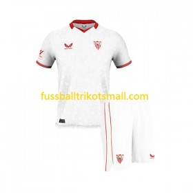 Fußballtrikots Sevilla FC Kinder 2023-2024 Kurzarm Heimtrikotsatz kaufen